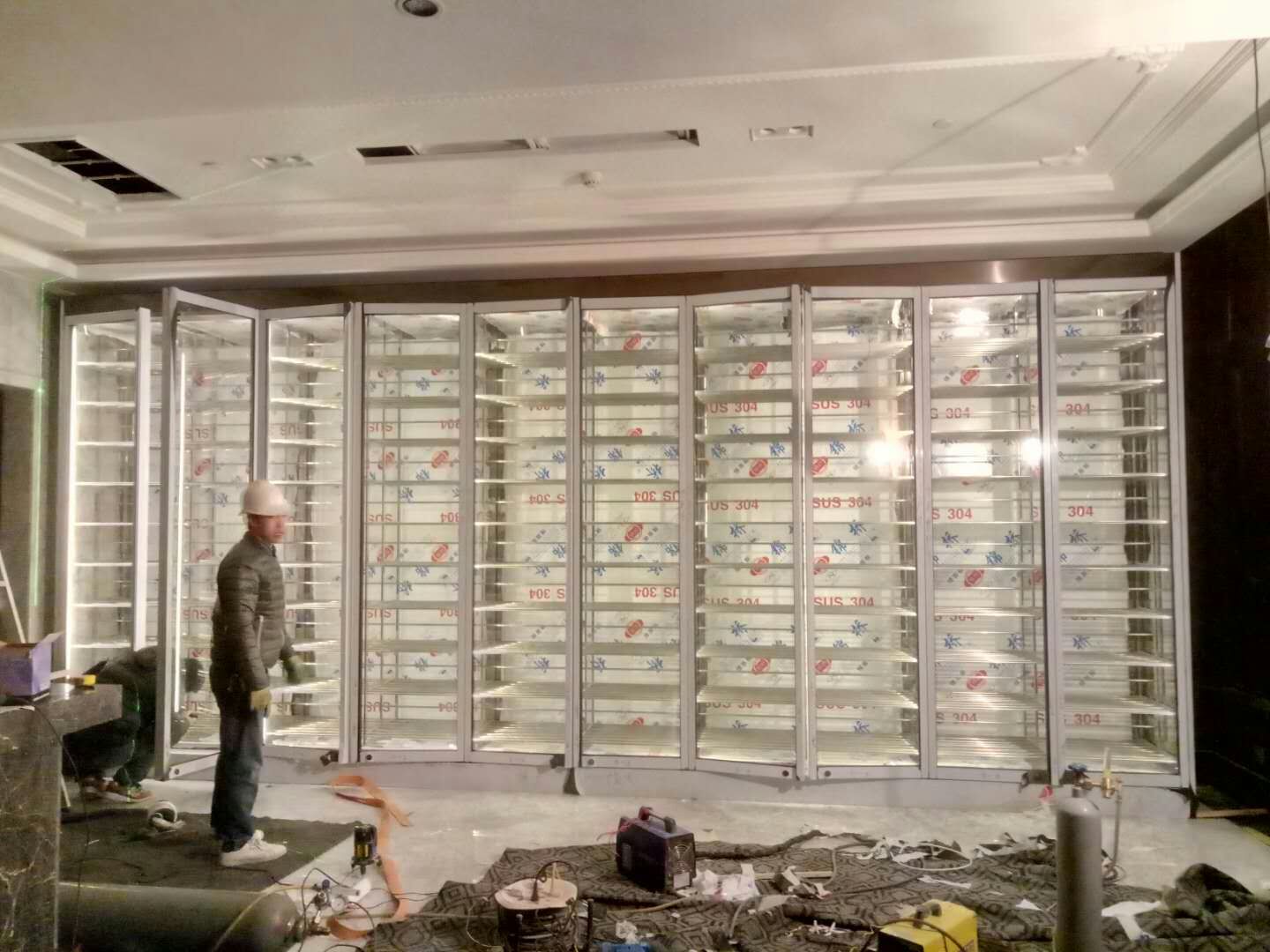 上海邦备实业有限公司不锈钢酒柜定制 上海邦备实业有限公司不锈钢酒柜定制