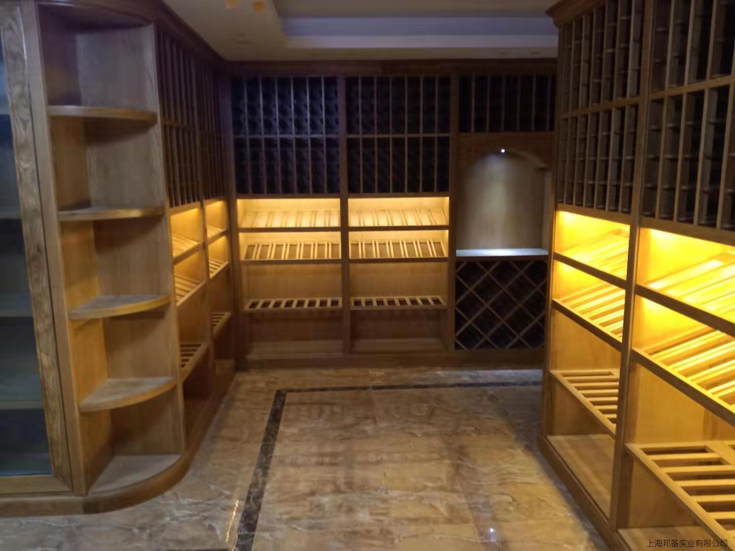 上海邦备实业实木恒温酒窖定制