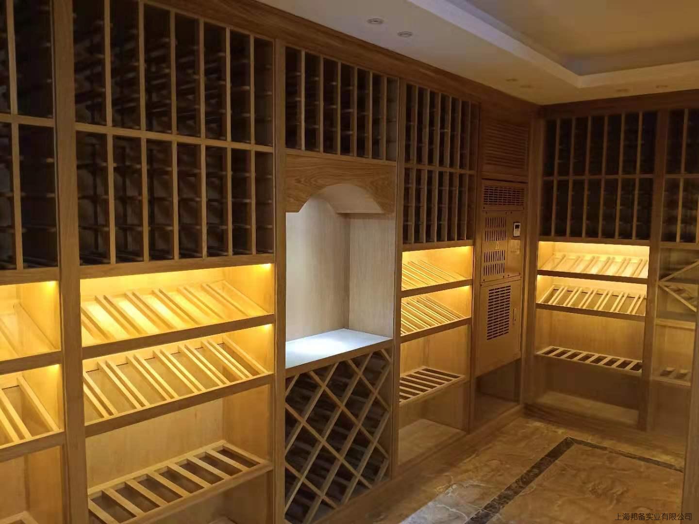 上海邦备实业实木恒温酒窖定制