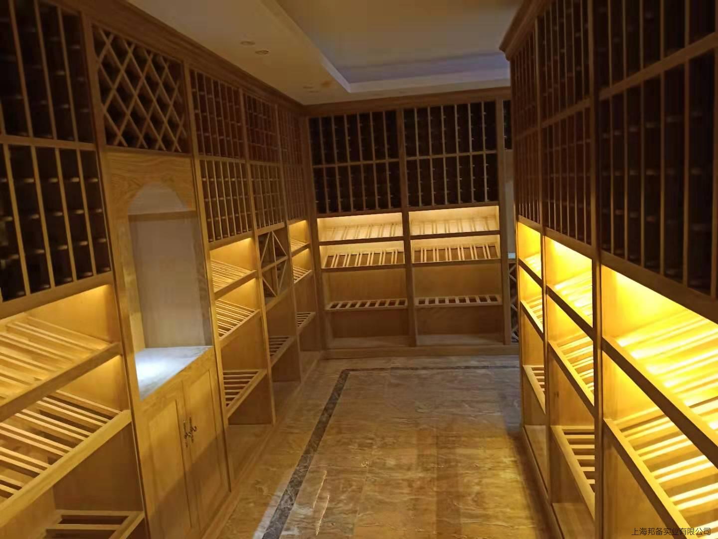 上海邦备实业实木恒温酒窖定制